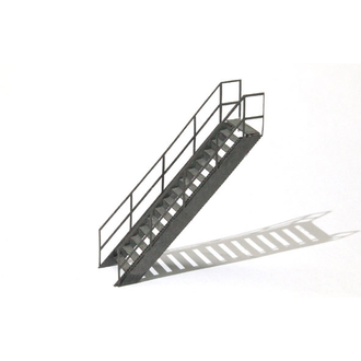 Industrie-Treppen mit Geländer