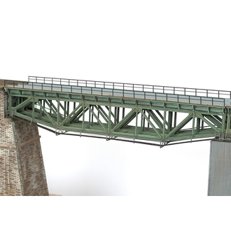 Stahlträgerfachwerkbrücke eingleisig