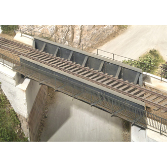 Stahlträgerbrücke eingleisig
